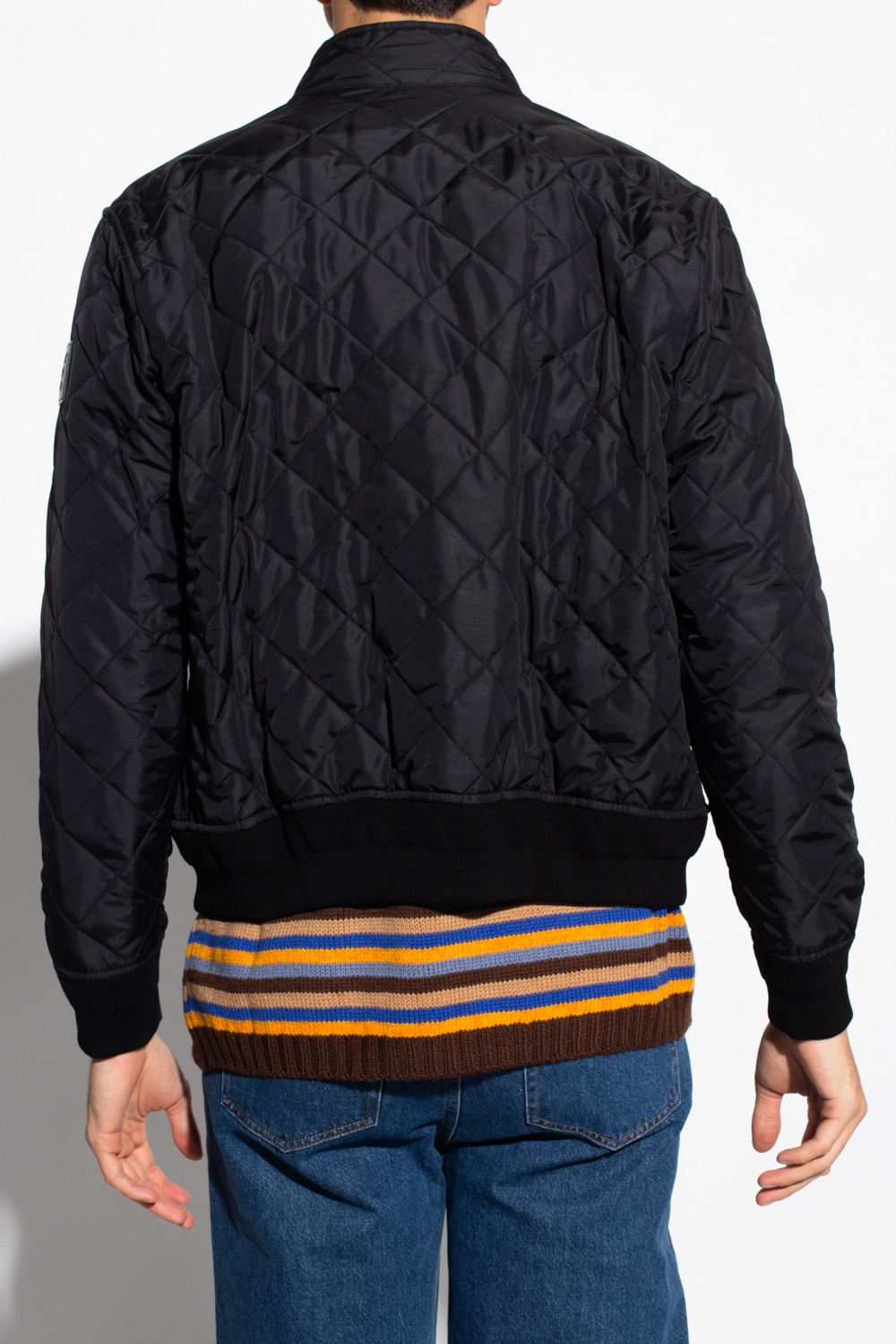 Burberry quilted on sale leather jacket sale